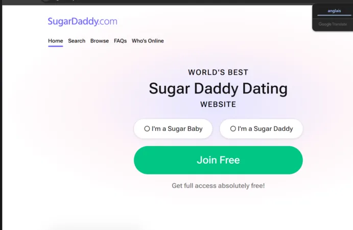 SugarDaddy screenshot